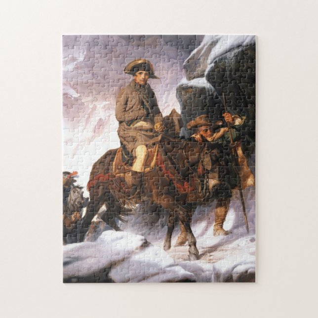 Puzzle Bonaparte Crossing Alps Paul Delaroche (Vertical)