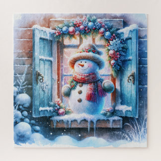 Puzzle Bonhomme de Neige de Noël