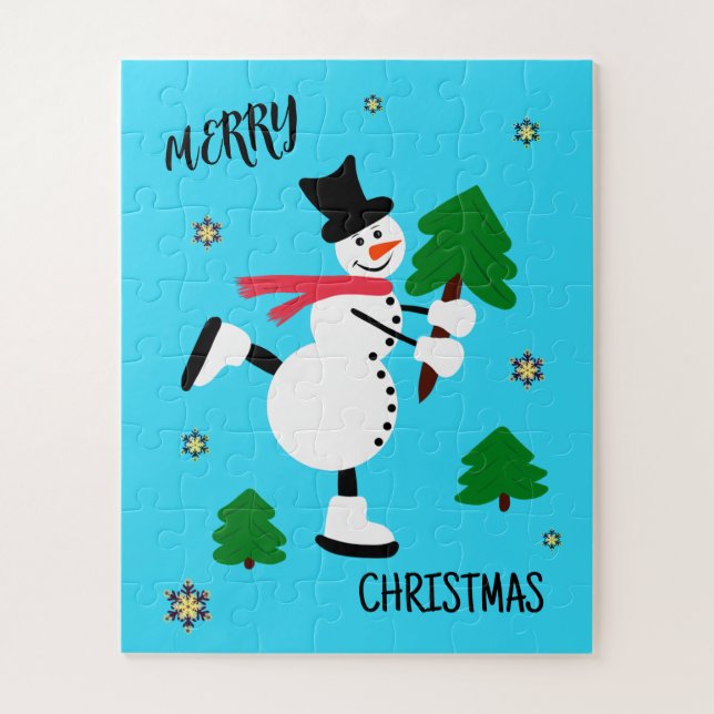 Puzzle bonhomme de Noël (Vertical)