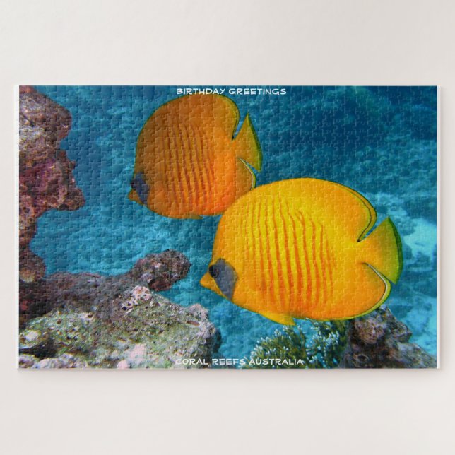 Puzzle Bonjour Anniversaire Coral Reef Australie (Horizontal)