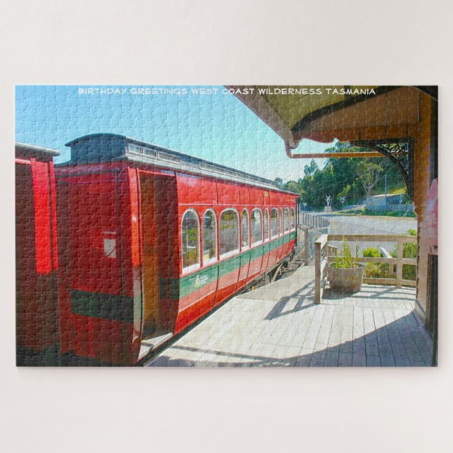 Puzzle Bonjour Anniversaire Côte Ouest Wilderness Tasmani (Horizontal)