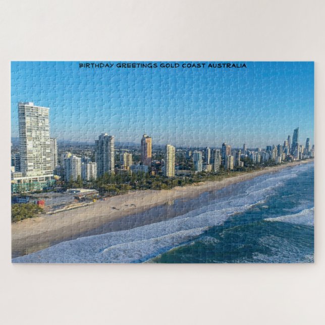Puzzle Bonjour Anniversaire Gold Coast Queensland Austral (Horizontal)