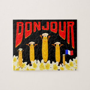 Puzzle Bonjour casse-tête français pour enfants