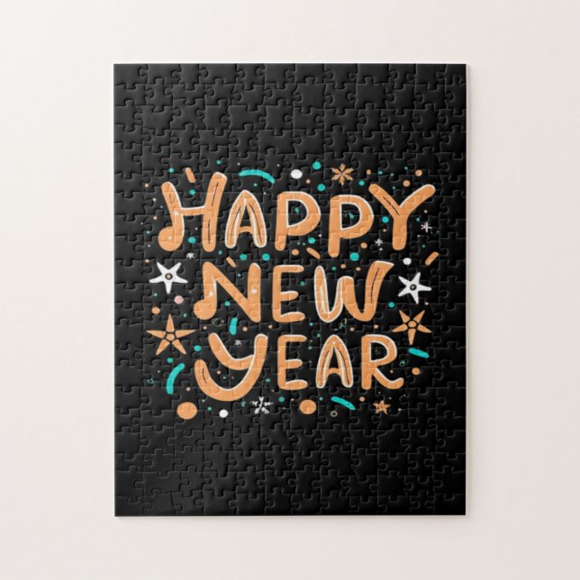 Puzzle Bonne Année (Vertical)