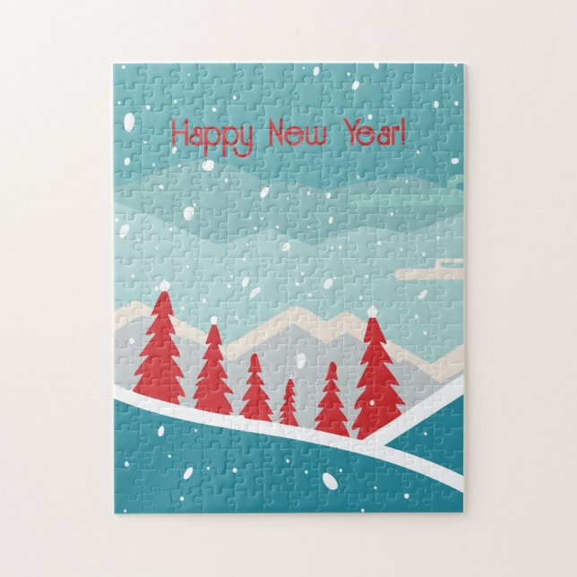 Puzzle Bonne année (Vertical)