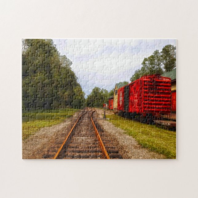 Puzzle Bonne chance Boxcars. (Horizontal)