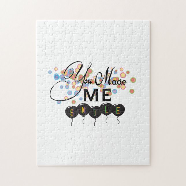 Puzzle Bonne citation avec ballons - Vous M'avez FAIT SOU (Vertical)