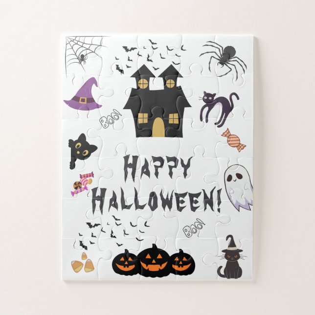 Puzzle Bonne fête d'Halloween (Vertical)