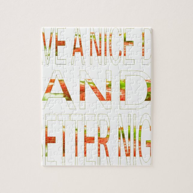 Puzzle Bonne journée et meilleur art nocturne (Vertical)