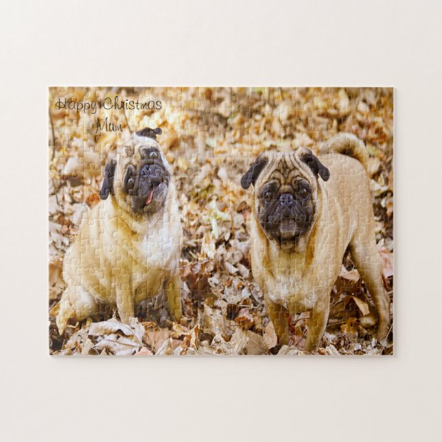 Puzzle Bonne maman de Noël. (Horizontal)