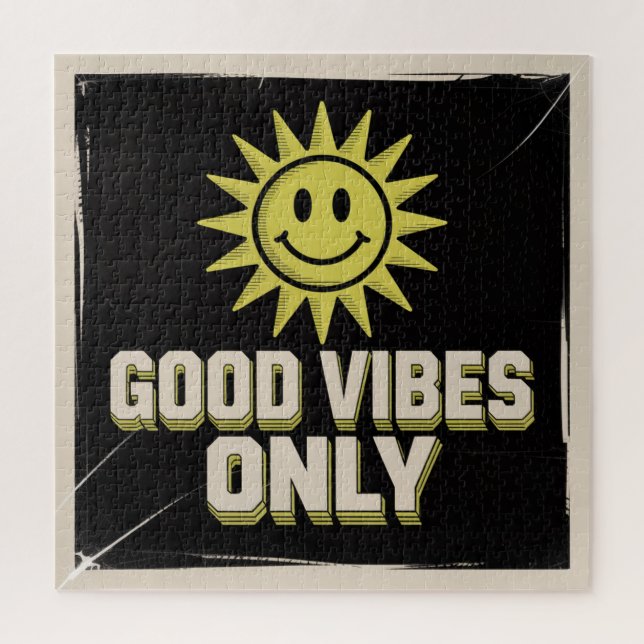 Puzzle Bonnes Vibrations Uniquement (Vertical)