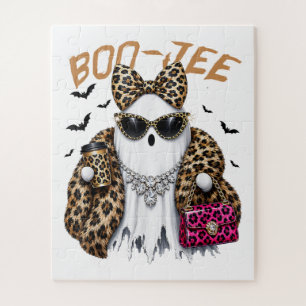 Puzzle Boo-JEE Fantôme Léopard Coquette Halloween