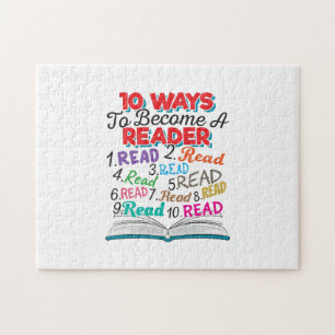 Puzzle Book Lover 10 Ways to Become a Reader