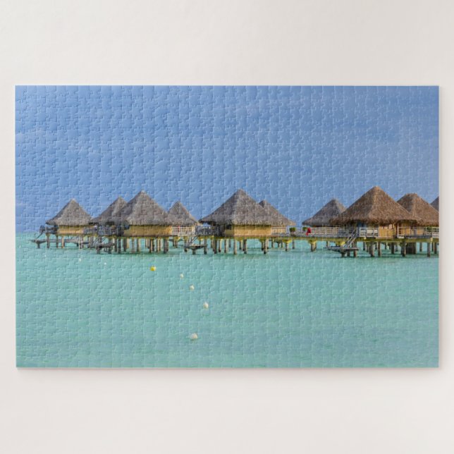 Puzzle Bora Bora Paradise, Bungalow Dreams (Horizontal)