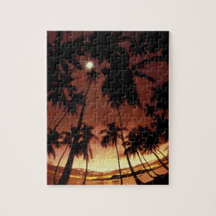 Puzzle Bora Bora, Polynésie française Coucher de soleil à