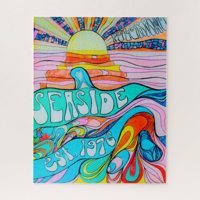 Puzzle Bord de mer, le puzzle.   (Vertical)