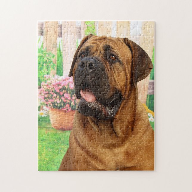 Puzzle Bordeaux Mastiff (Vertical)