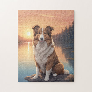Puzzle Border Collie rouge