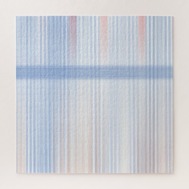 Puzzle Bords fins dans les tons bleus et rouges. (Vertical)
