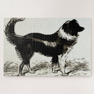 Puzzle Bordure Collie