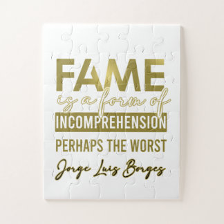 Puzzle Borges citation Fame