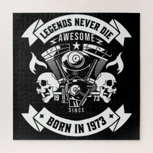Puzzle Born in 1973 awesome Legend