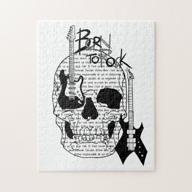 Puzzle "Born to Rock" (Vertical)