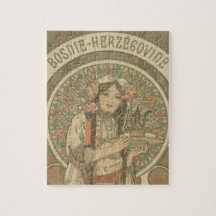 Bosnie-Herzégovine par Alphonse Mucha (1900)