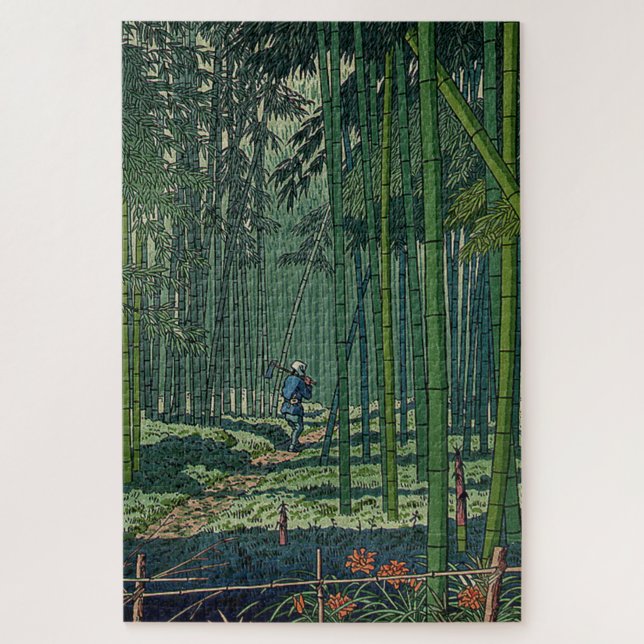 Puzzle Bosquet de bambou de Saga Fujishima Takeji (Vertical)