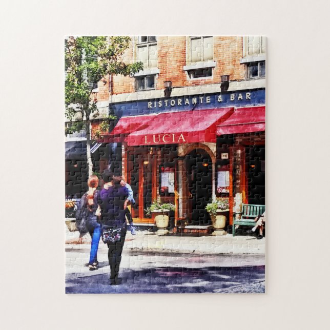 Puzzle Boston MA - Hanover Street North End (Vertical)