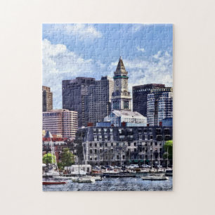 Puzzle Boston MA - Skyline avec tour personnalisée House