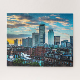 Puzzle Boston Massachusetts City Skyline Photo Voyage