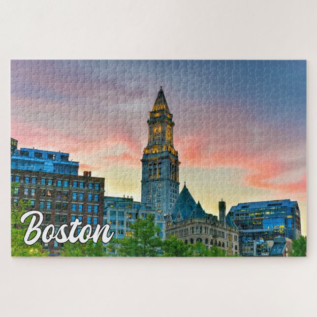 Puzzle Boston, Massachusetts, États-Unis (Horizontal)