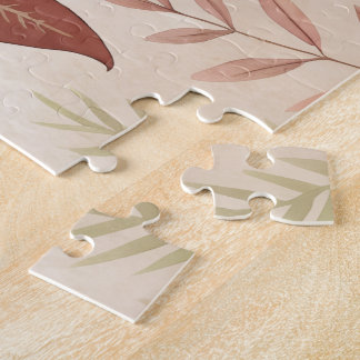 Puzzle botanique Abstrait - Feuilles de terre