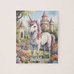 Puzzle Botanique Unicorn Haven Personnalisé Filles