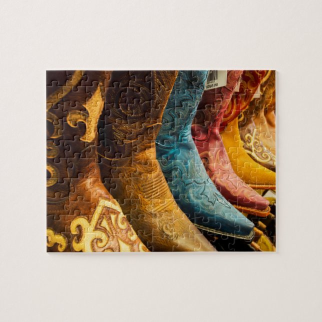 Puzzle Bottes de cowboy à vendre, Arizona (Horizontal)