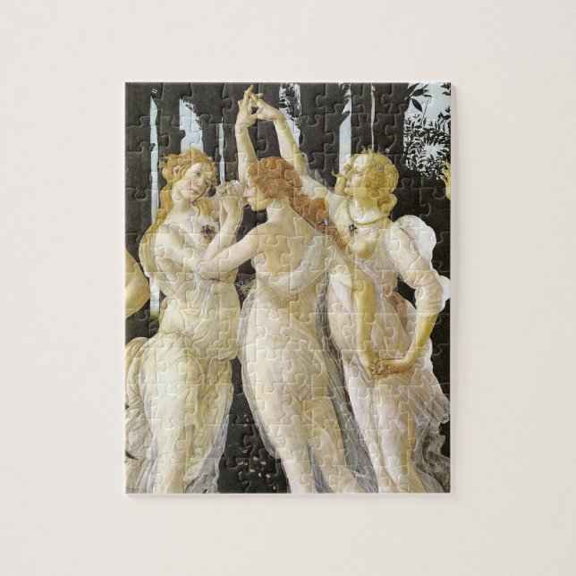Puzzle Botticelli Trois Grâces Art Renaissance (Vertical)