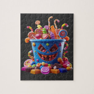 Puzzle Bouche de bonbons éffrayant - Traitements d'Hallow