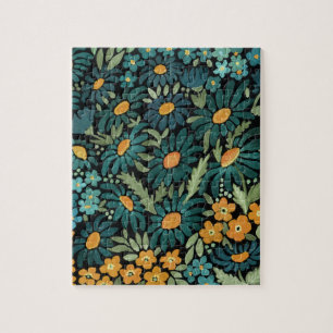 Puzzle Bouches d'aquarelle bleu