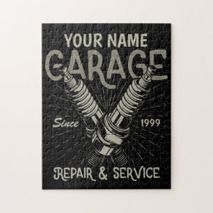 Puzzle Bouchon d'étincelle rétro mécanique auto personnal