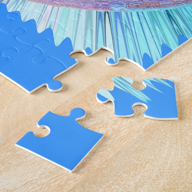 Puzzle Boucles bleues de mer (Côté)
