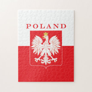 Puzzle Bouclier de rouge de la Pologne Eagle