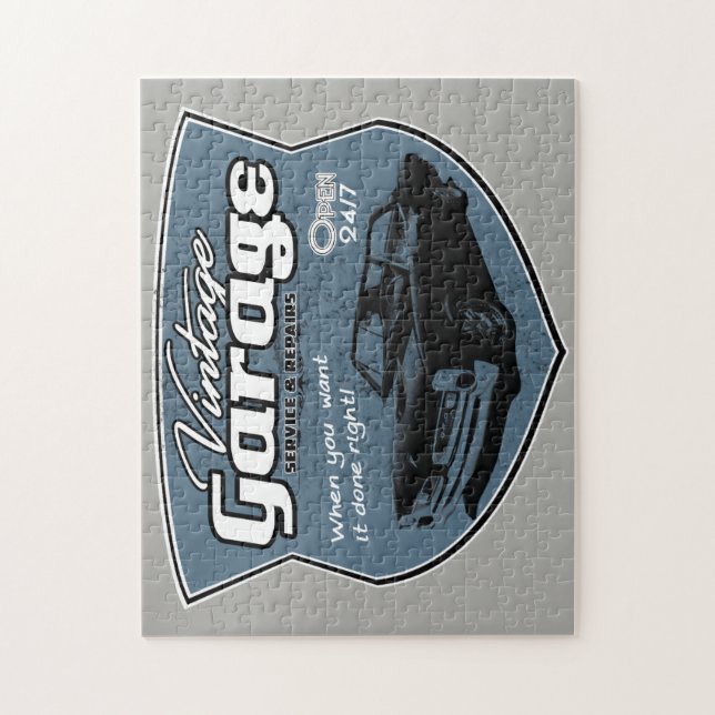 Puzzle Bouclier vintage de garage de GTO (Vertical)