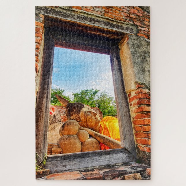Puzzle Bouddha couché, Ayutthaya (Vertical)