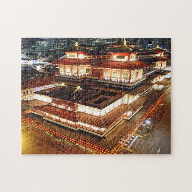 Puzzle Bouddha Dent Relic Singapour. (Horizontal)