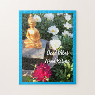 Puzzle Bouddha Good Vibes/Karma, 11" x 14", 252 pièces