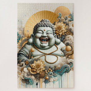 Puzzle Bouddha riant