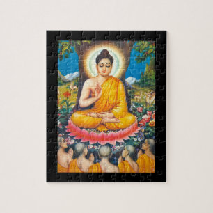 Puzzle Bouddha s'asseyant sous l'arbre de l'inspiration