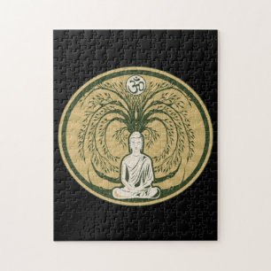 Puzzle Bouddha sous l'arbre de Bodhi