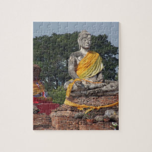 Puzzle bouddhisme, bouddha, statue, religion, doré, asie,